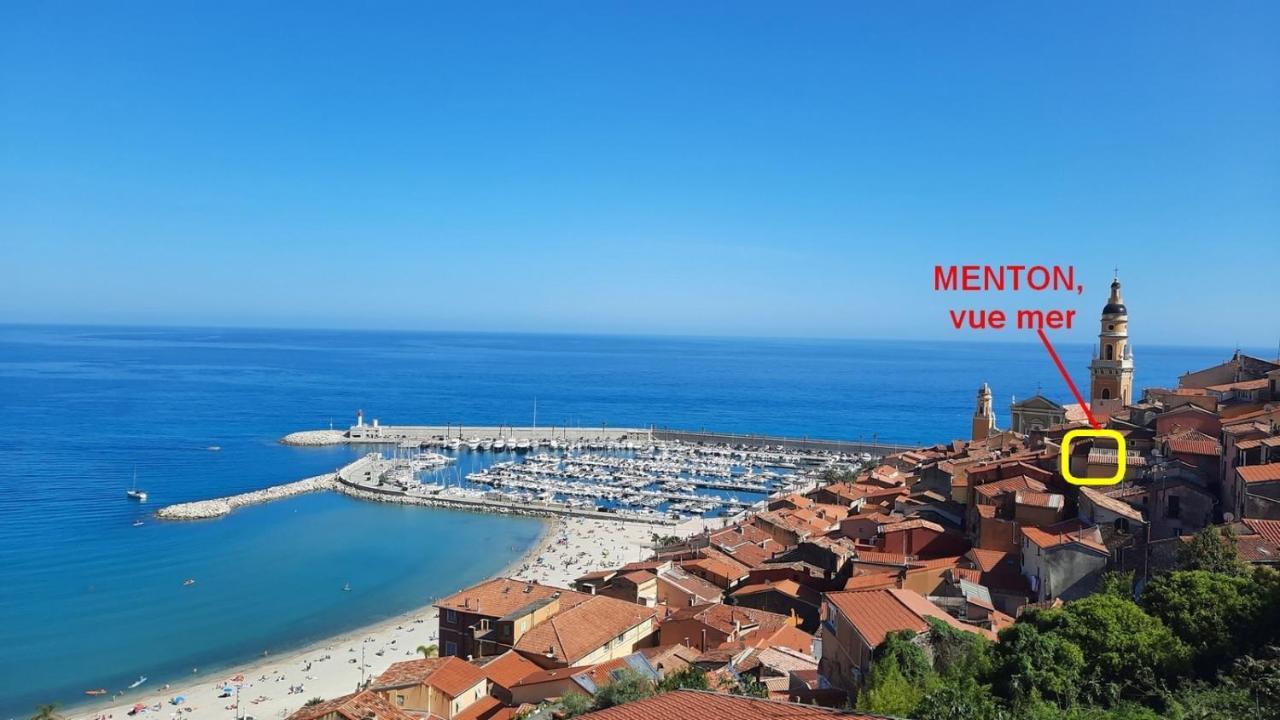 Menton, Centre Historique, Vue Mer Exteriör bild