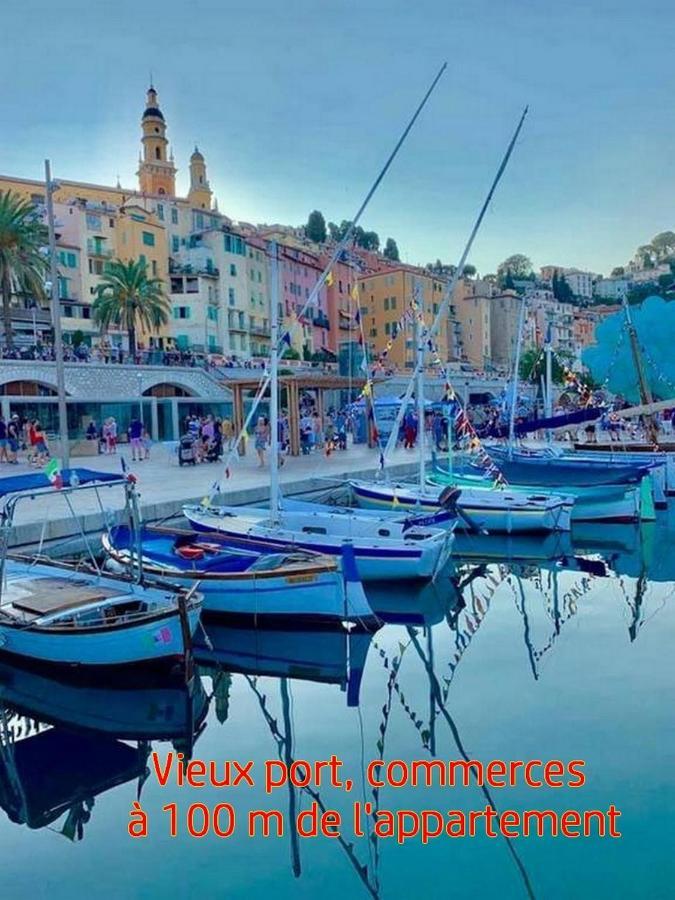 Menton, Centre Historique, Vue Mer Exteriör bild